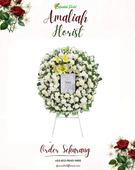 Krans Bunga Duka Serba Jadi